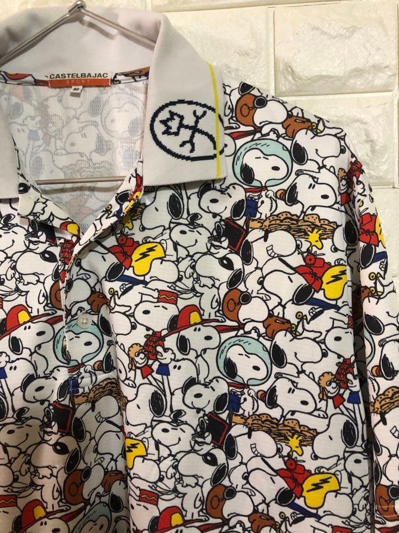 カステルバジャック　ポロシャツ　スヌーピー