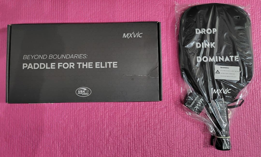 ★ピックルボールパドル カーボンファイバーT700 黒色 MXVic★