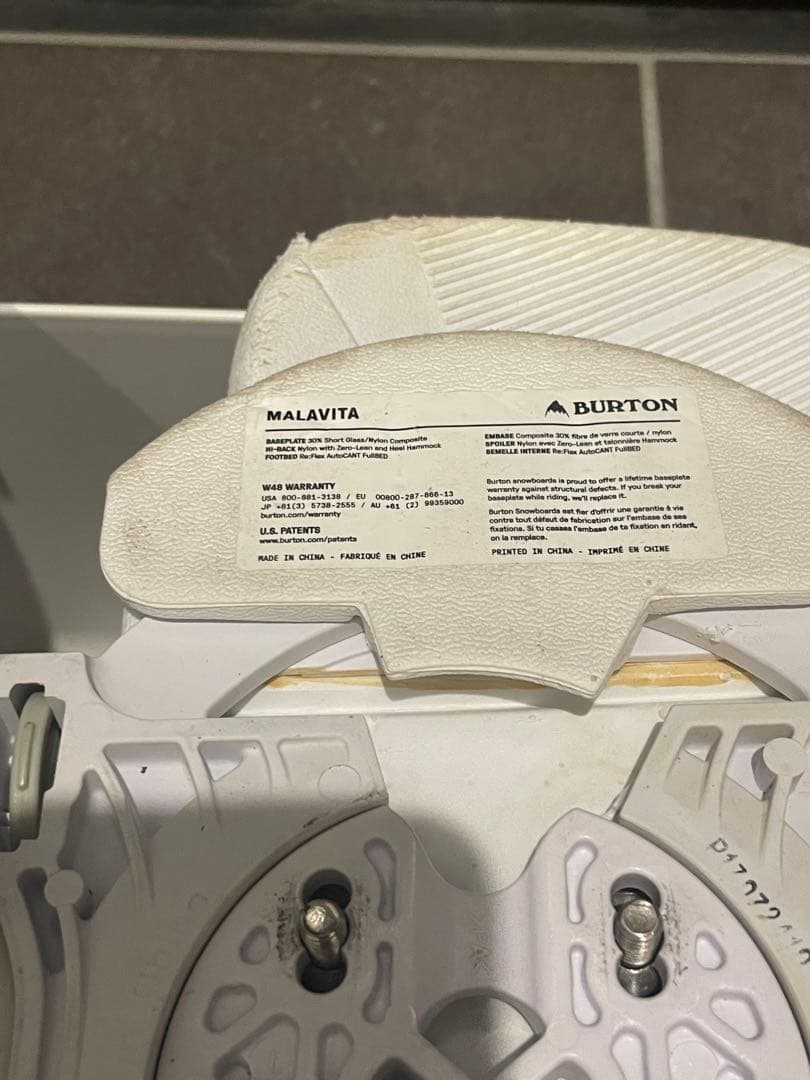 スノーボード BURTON MALAVITA Re:Flex size S