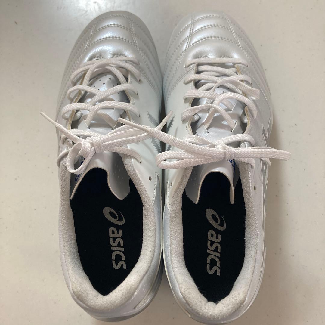 新品 ASICS DS LIGHT スパイク（ホワイト×シルバー） 26cm