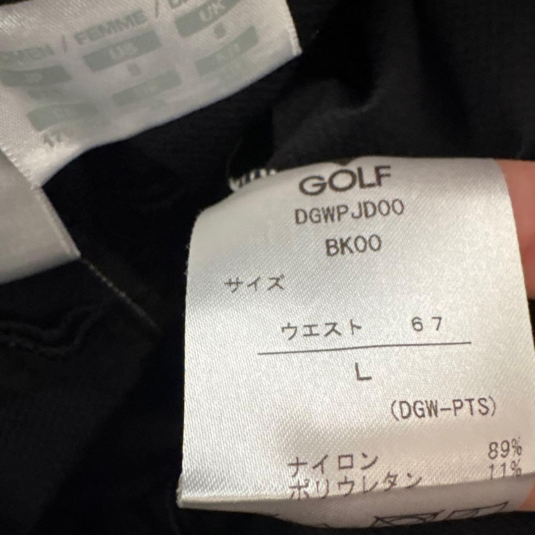 デサント　DESCENTE ゴルフ ポロシャツ　パンツ　セット　L 黒　春夏