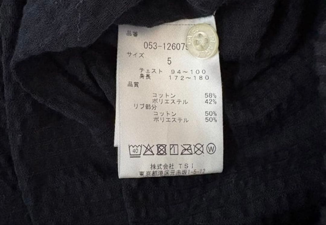 美品！パーリーゲイツ シアサッカー COOL MAX 半袖ゴルフシャツ 5（L）
