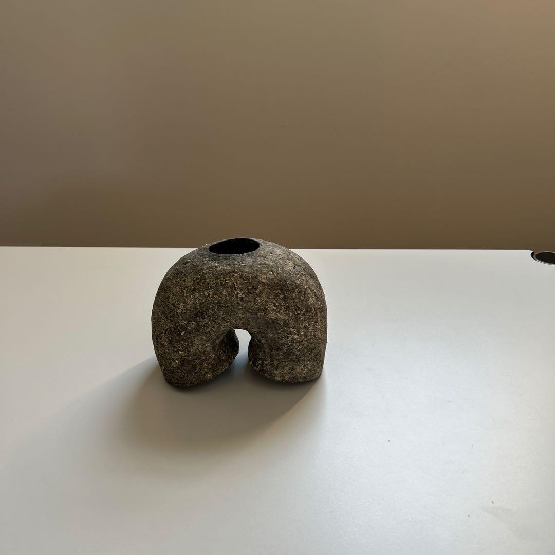伊藤正 作　掛花入　陶芸　花巻　オブジェ　花器　うつわ　工芸　アート　インテリア