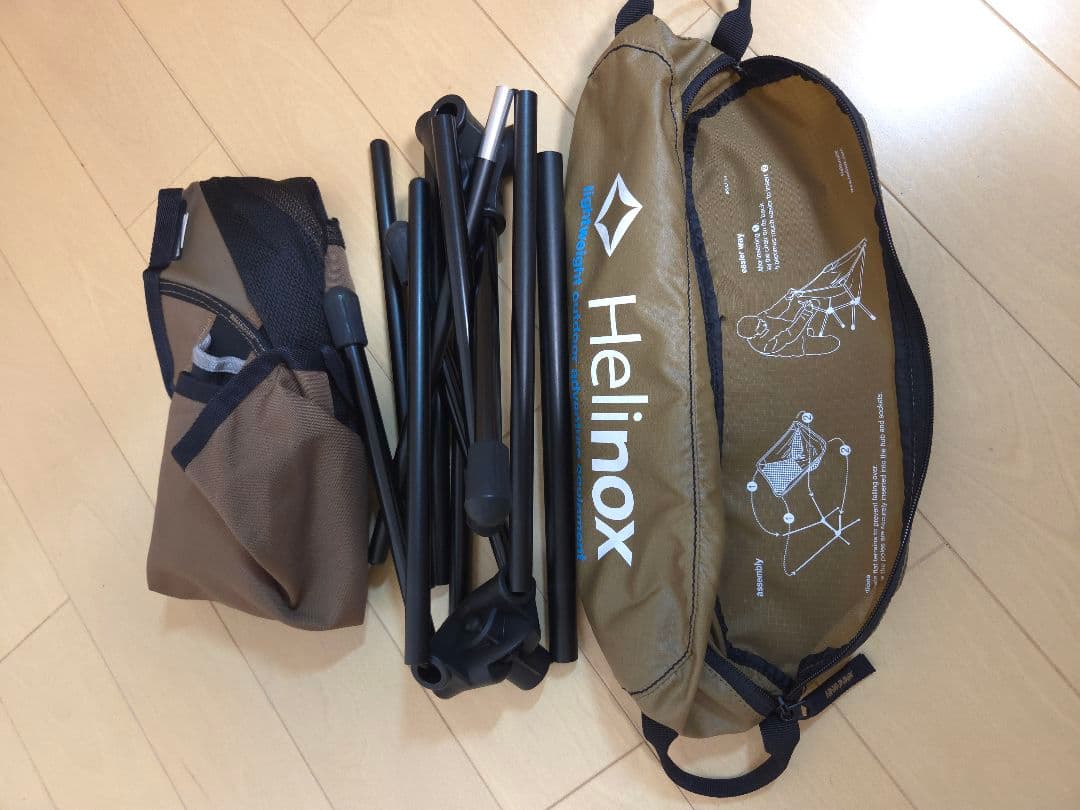 Helinox アウトドアチェア ブラウン