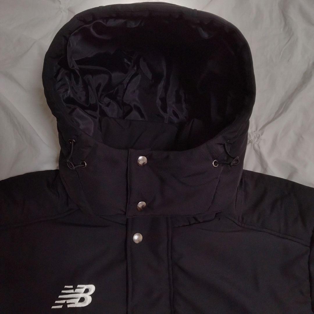 【2way 美品✨ XL】 ニューバランス ベンチコート ロングコート ブラック