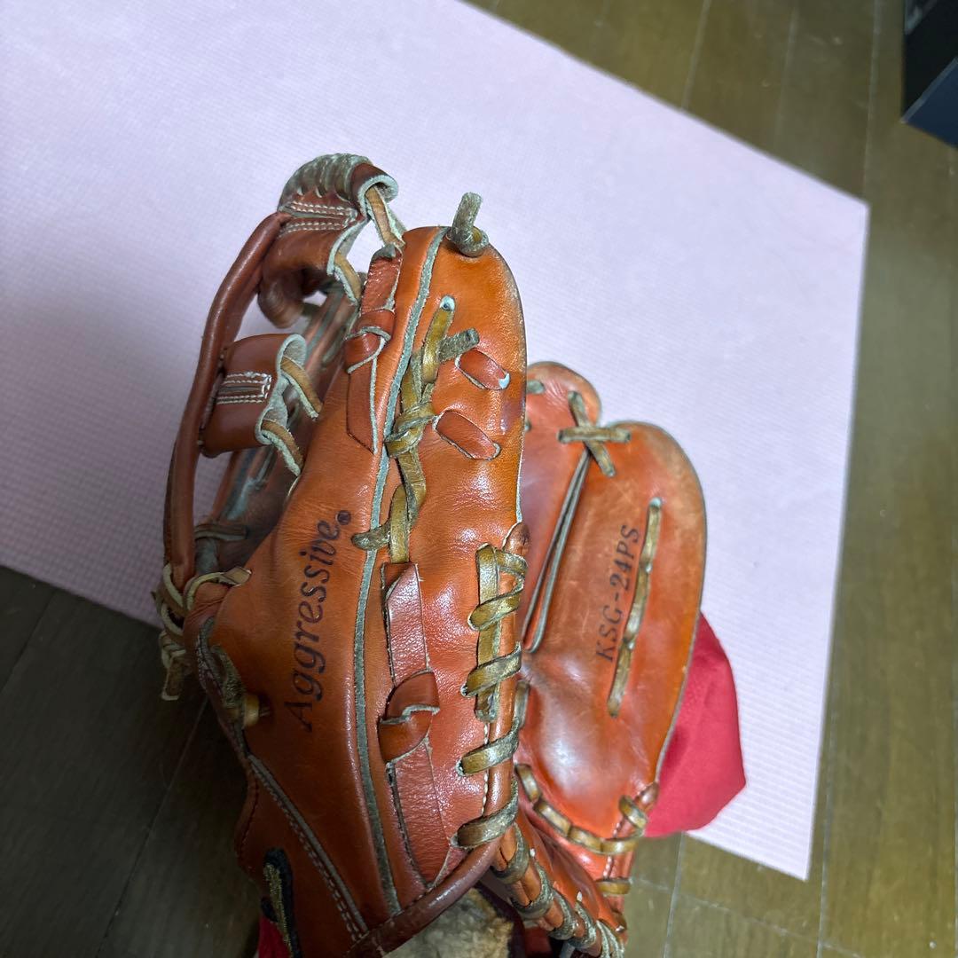 久保田スラッガー硬式グラブ内野用 グラブ用袋付き即戦力美品　値下げ受け付けてます