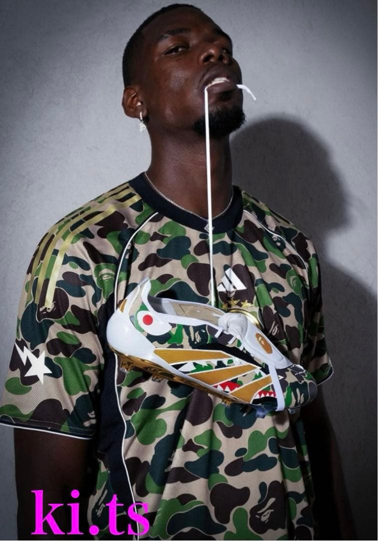 ウェア adidas x A BATHING APE BAPE Jersey Tops