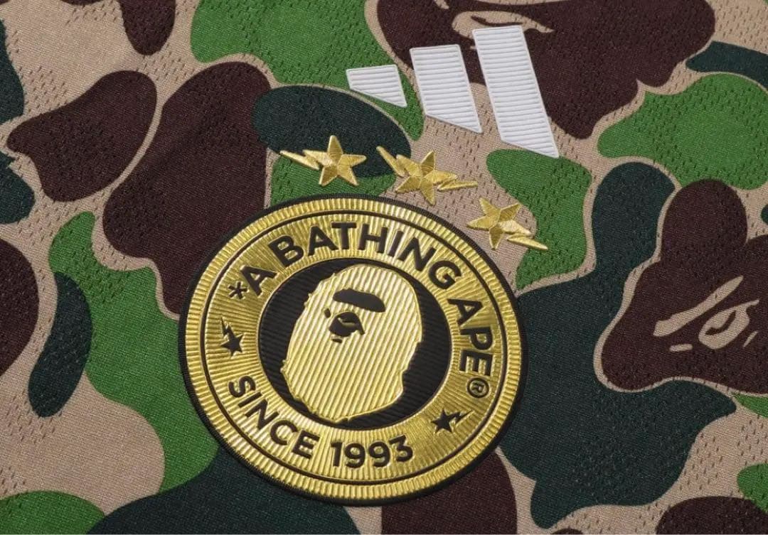 ウェア adidas x A BATHING APE BAPE Jersey Tops