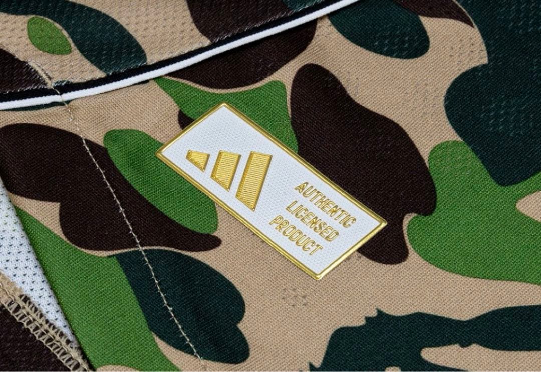 ウェア adidas x A BATHING APE BAPE Jersey Tops