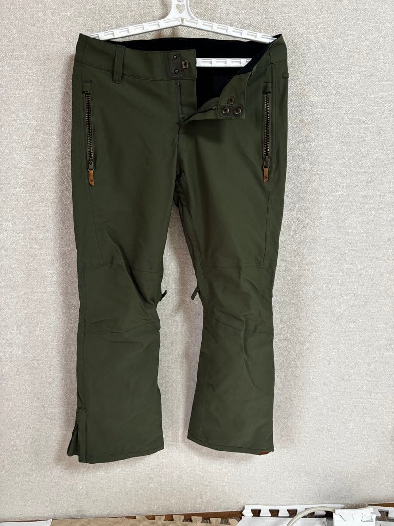 ROXY スノーボードパンツ M/M オリーブグリーン