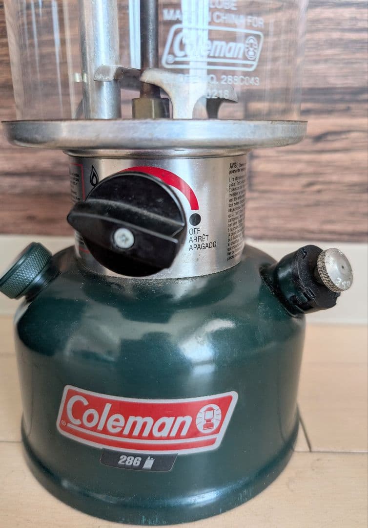 コールマン ランタン 286 1マントル ガソリンランタン キャンプ USA製