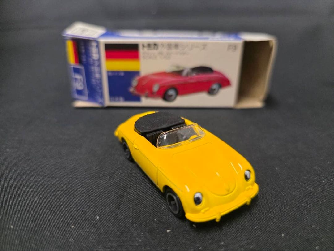 トミカ青箱F9ポルシェ356スピードスター(日本製)小田急レア希少