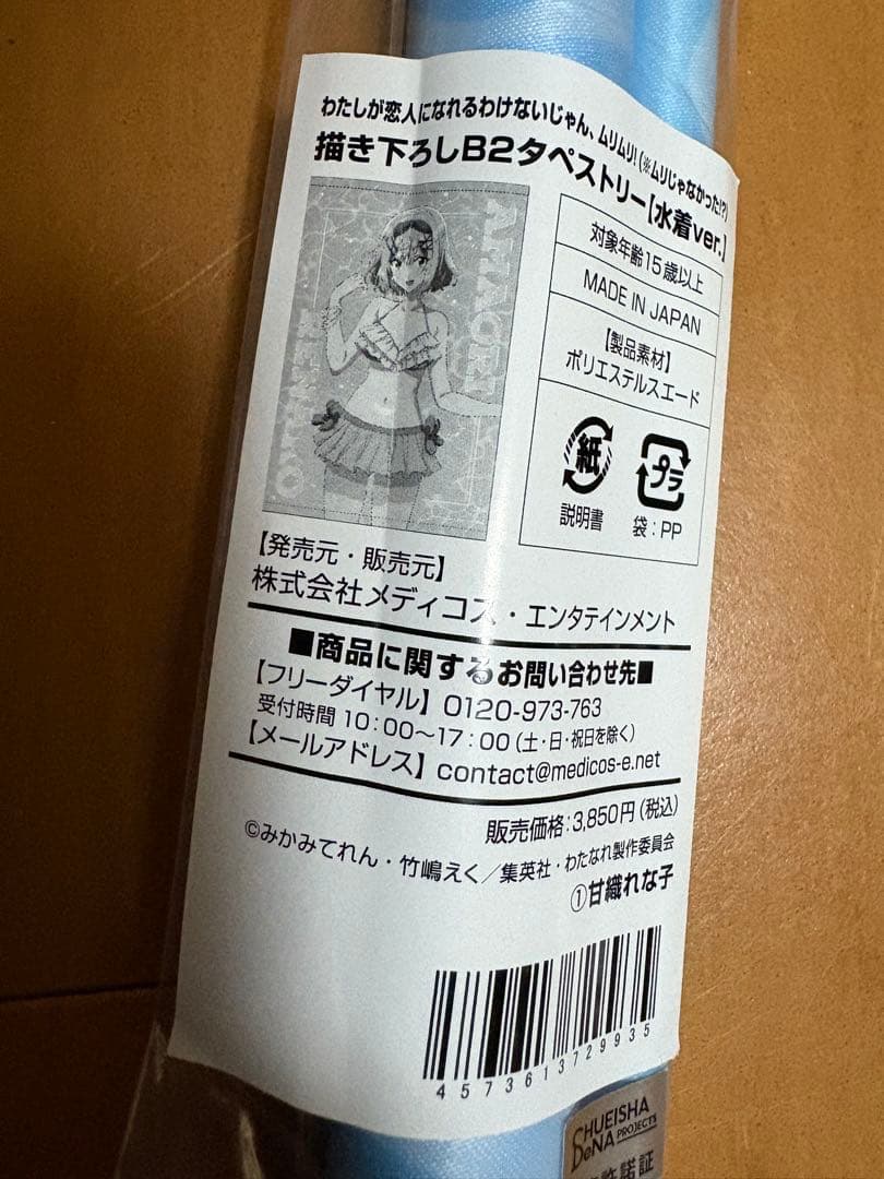 わたしが恋人になれるわけないじゃん、ムリムリ! B2タペストリー　甘織れな子