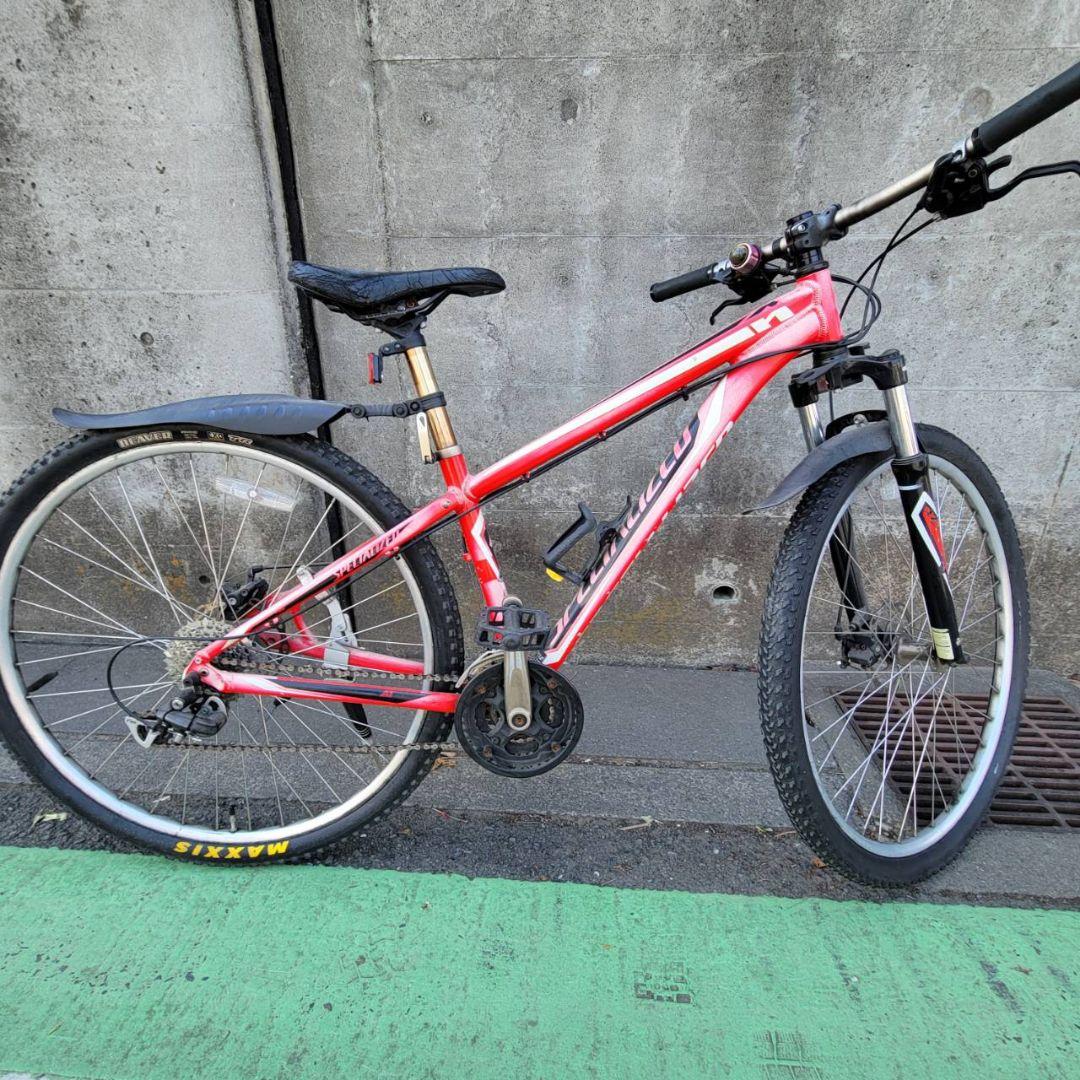 直引限定　SPECIALIZED MTB レッド 29インチ 前後フェンダー
