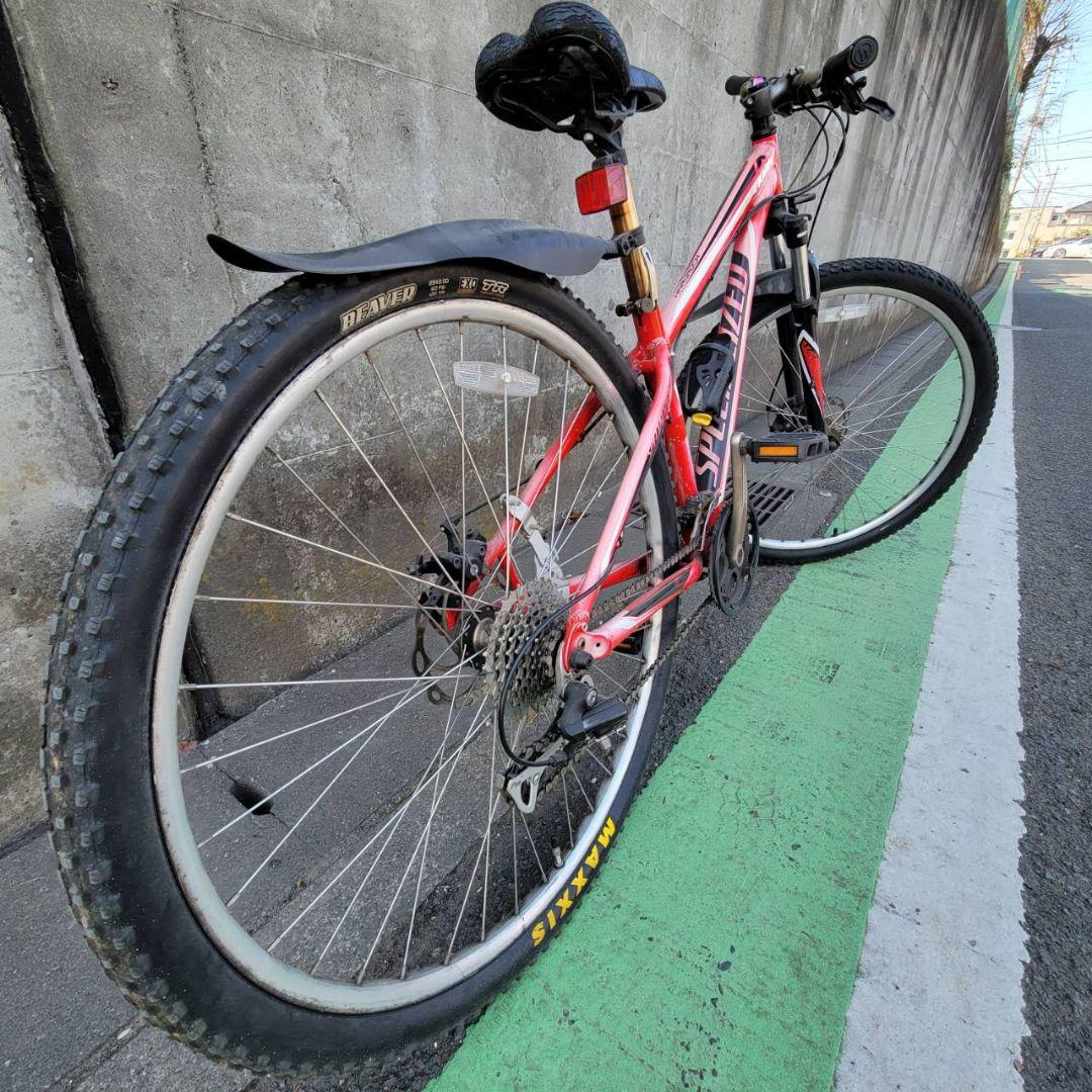 直引限定　SPECIALIZED MTB レッド 29インチ 前後フェンダー