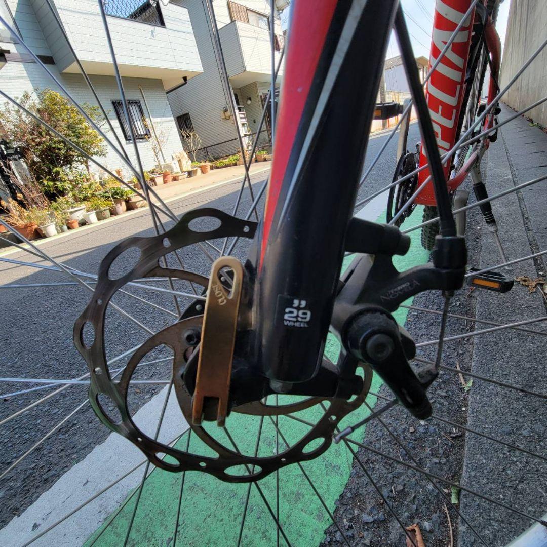 直引限定　SPECIALIZED MTB レッド 29インチ 前後フェンダー