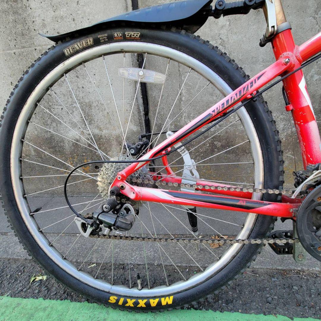直引限定　SPECIALIZED MTB レッド 29インチ 前後フェンダー