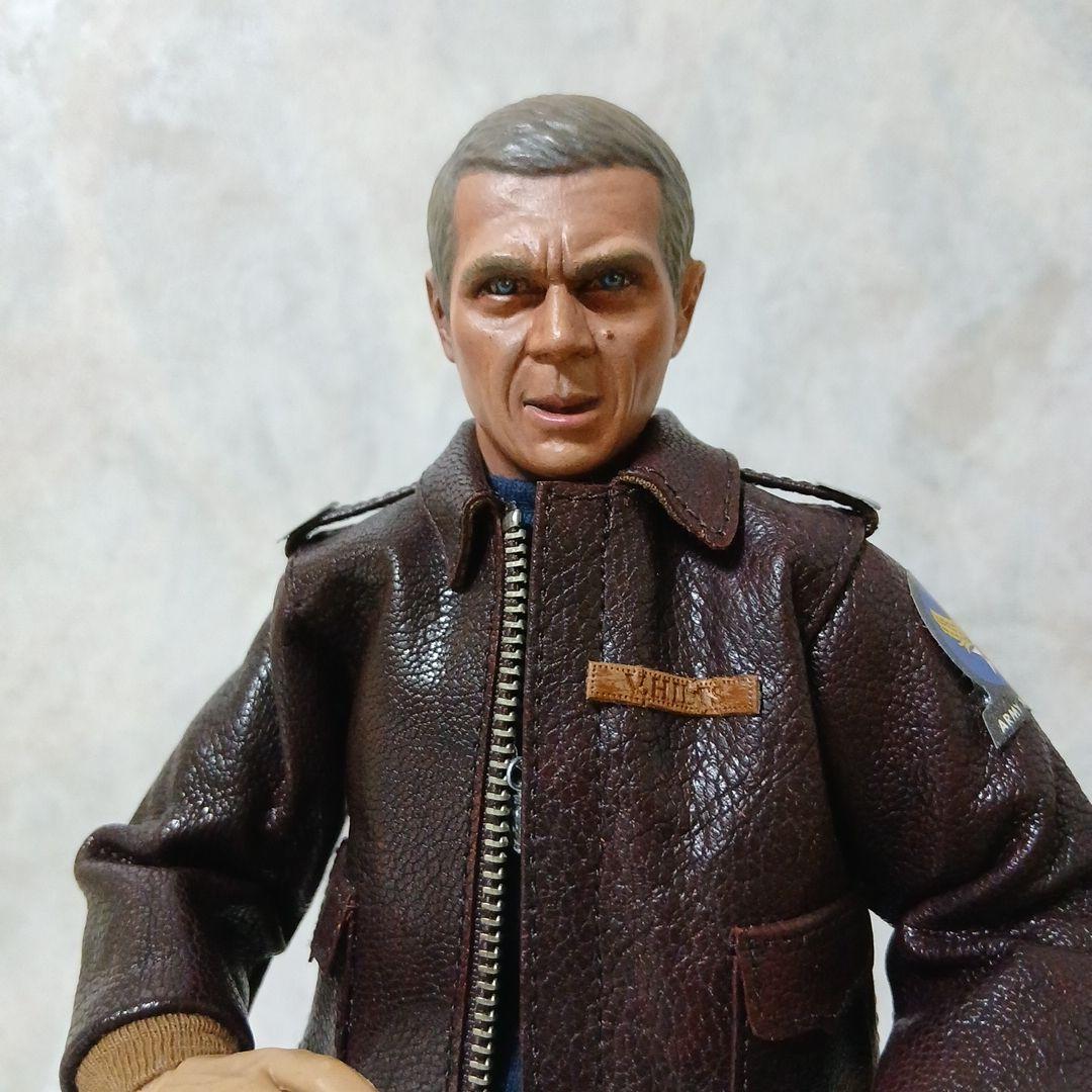 スティーブ・マックイーン 似 大脱走1/6カスタムフィギュア バージルヒルツ大尉