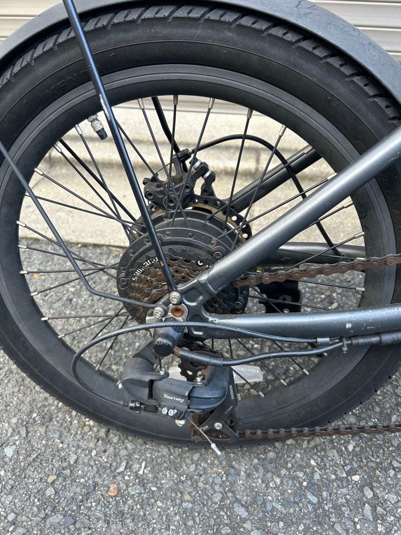 値下げ　EENOUR C4電動アシスト自転車　折りたたみ　JK 女子高生　大阪
