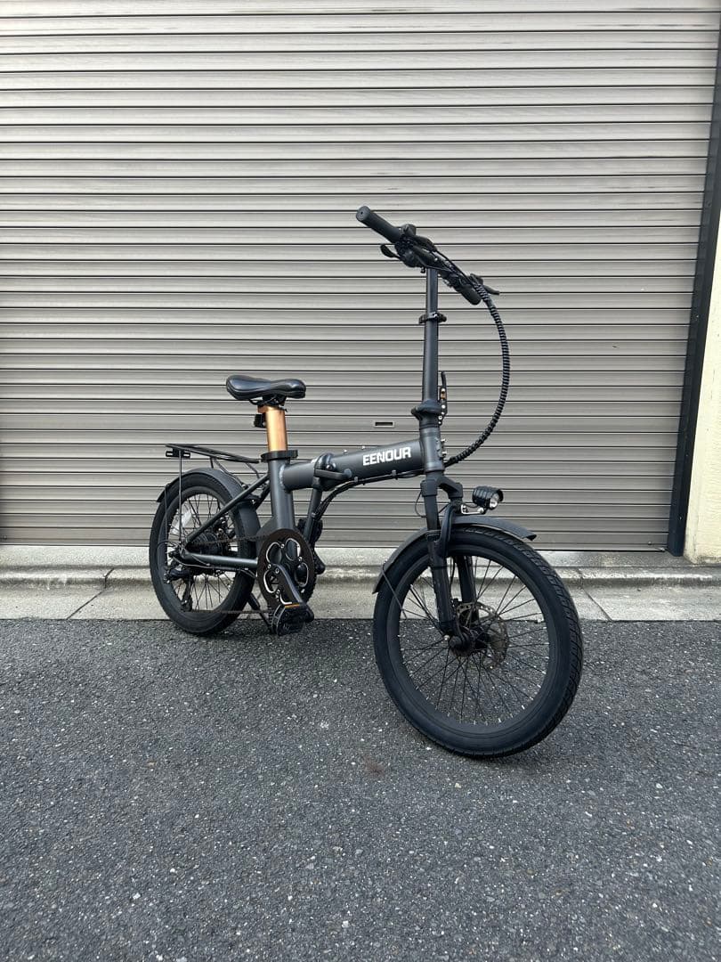 値下げ　EENOUR C4電動アシスト自転車　折りたたみ　JK 女子高生　大阪