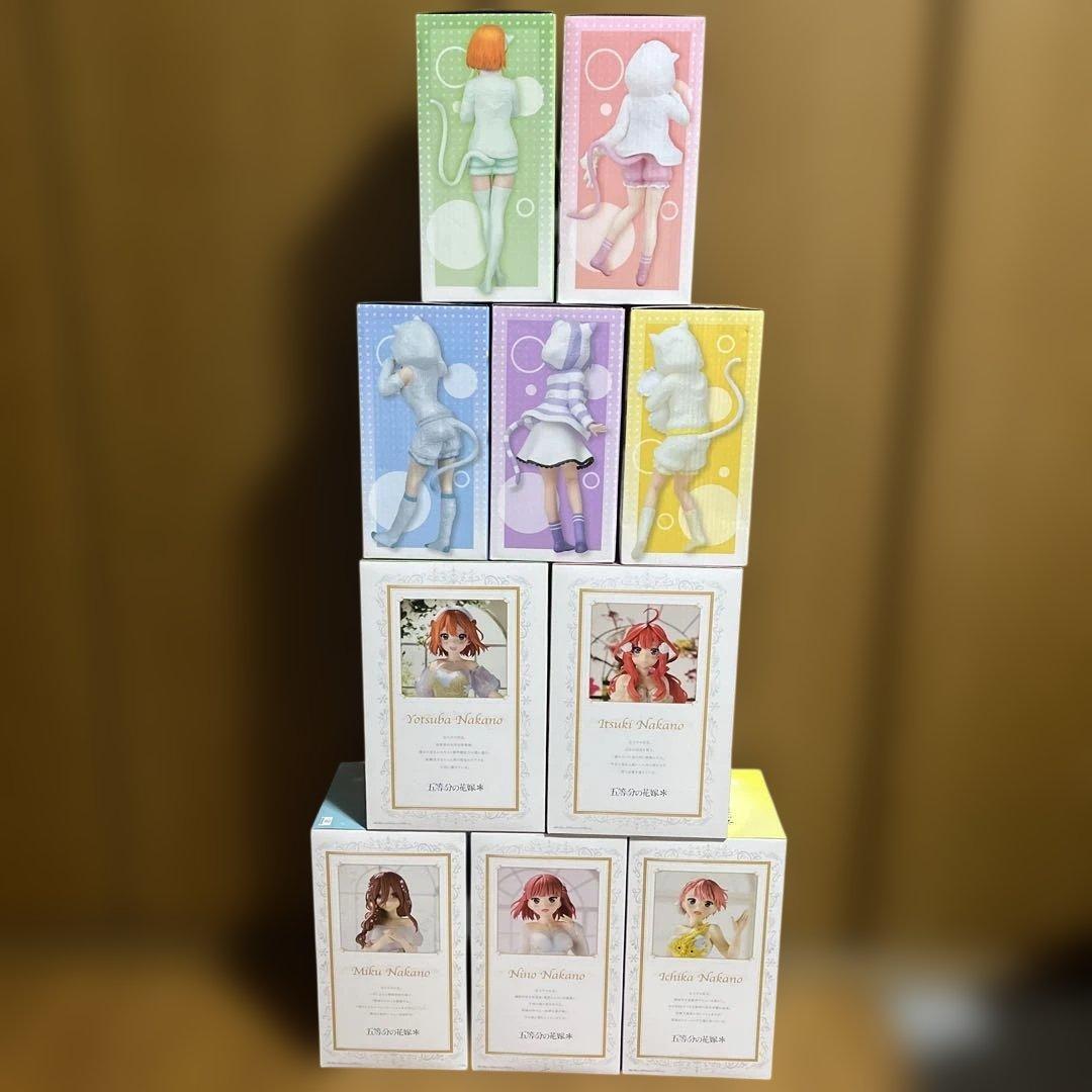 五等分の花嫁　フィギュア　10点セット