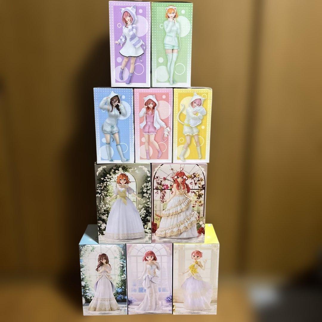 五等分の花嫁　フィギュア　10点セット