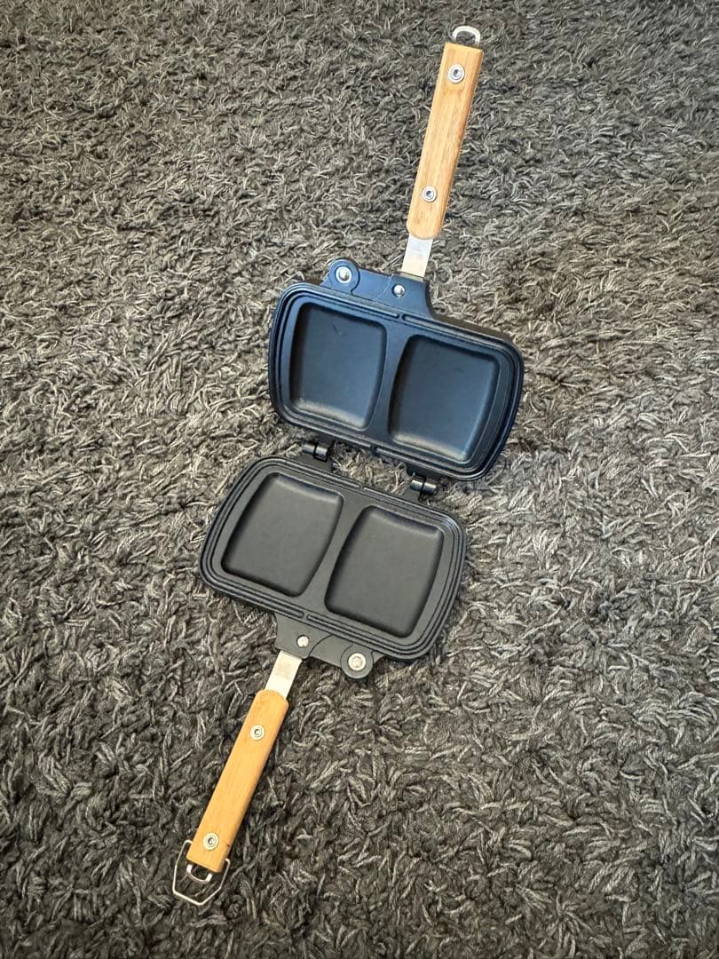 非売品  peakトラメジーノ ブラック ホットサンドクッカー