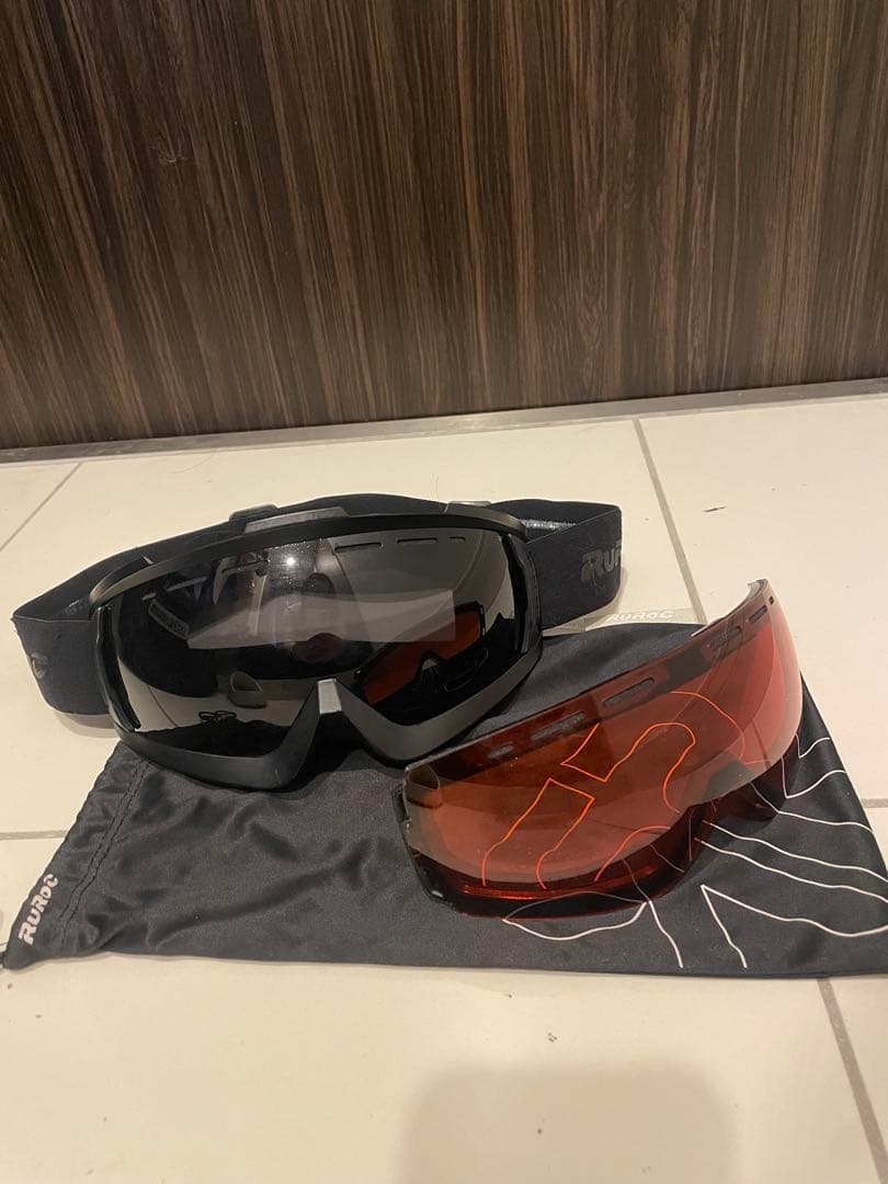 Ruroc スノーボード・スキー用ヘルメット M フルセット