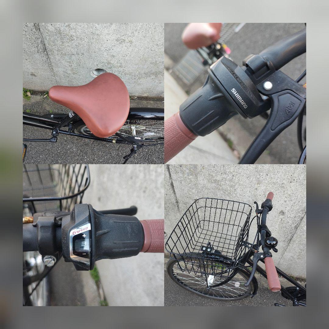 26インチ 6段変速　LEDオートライト　自転車　神奈川県座間市引取のみ