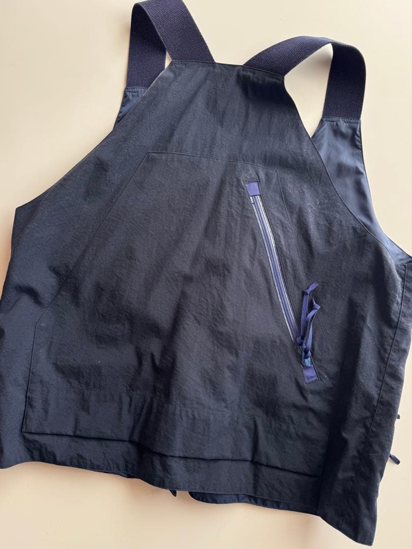 希少 COMFY OUTDOOR GARMENT◆ナイロンベスト/L/ネイビー