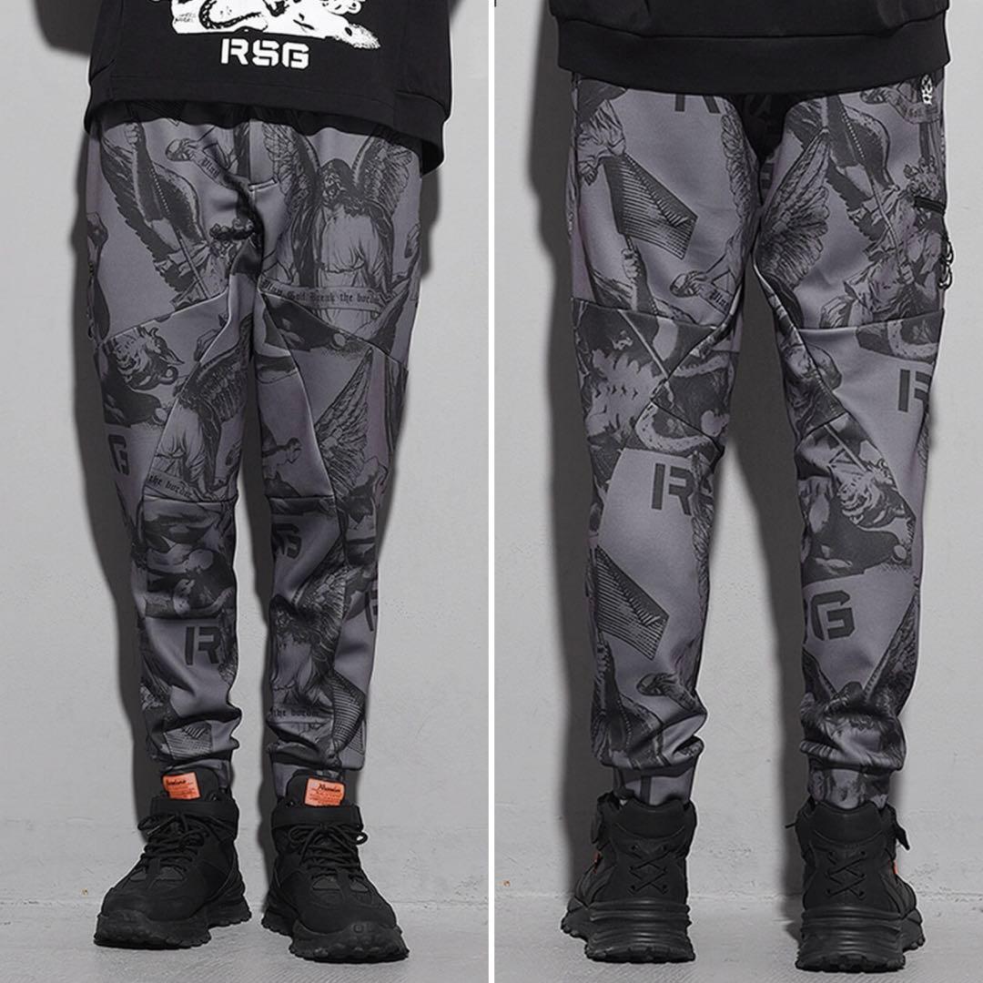 ラッセルノ ゴルフ 2Way エンジェル ジョガー ロングパンツ ブラック2XL