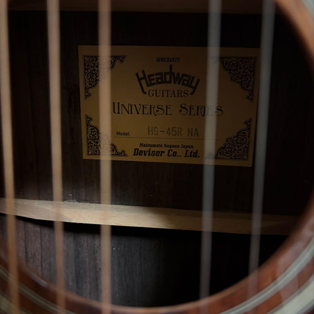 Headway HG-45R NA アコースティックギター