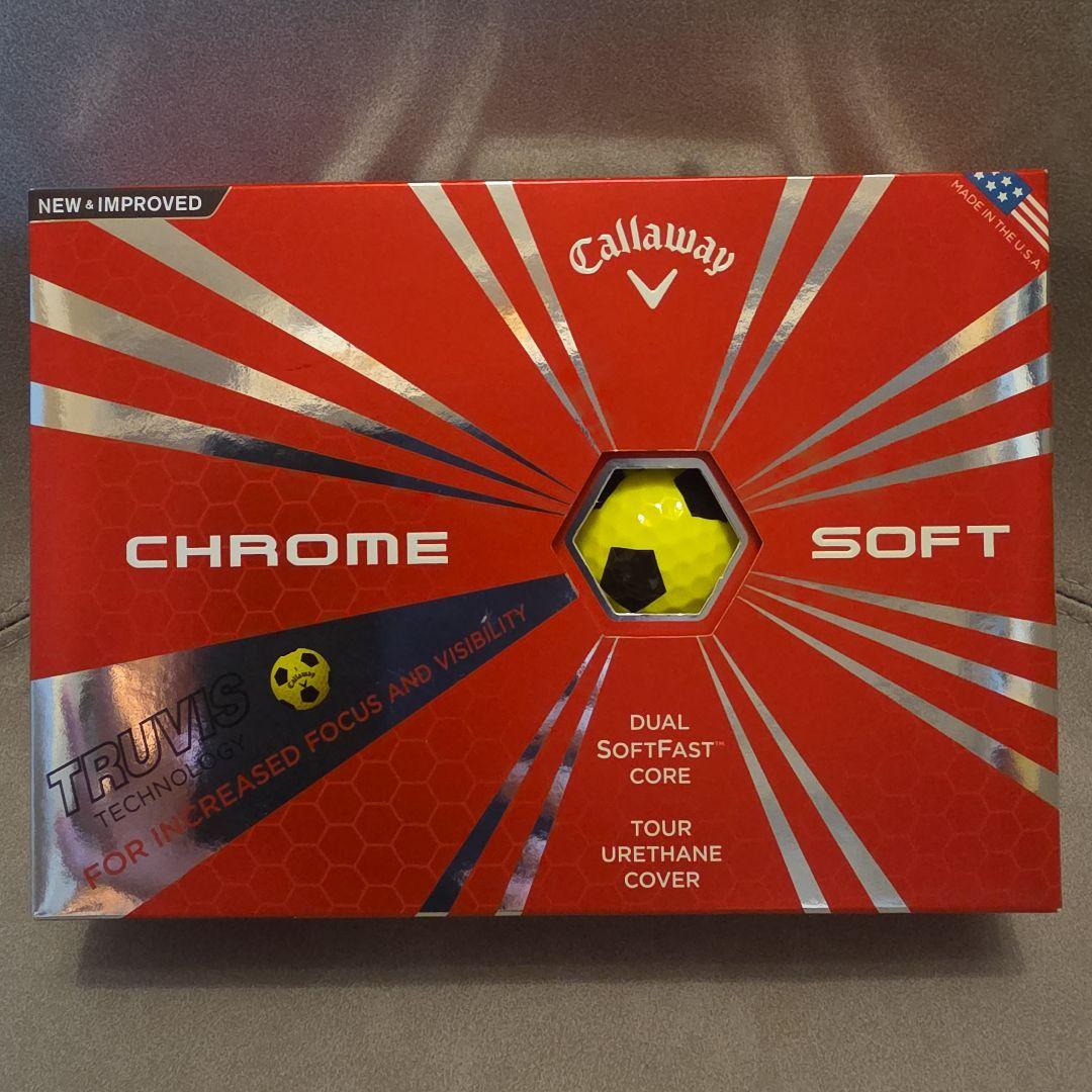 ④Callaway Chrome Soft ゴルフボール 12個入り
