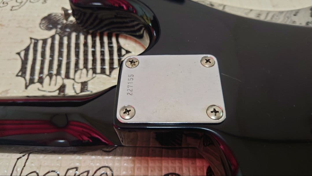 TOKAI Custom ブラックエレキギター　改