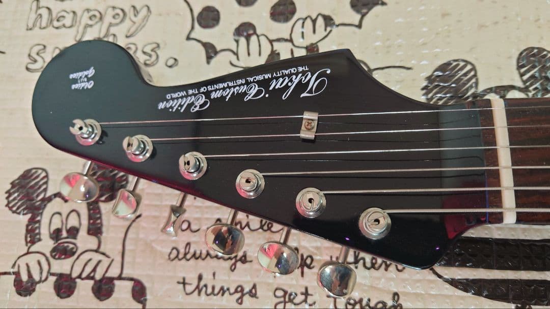 TOKAI Custom ブラックエレキギター　改