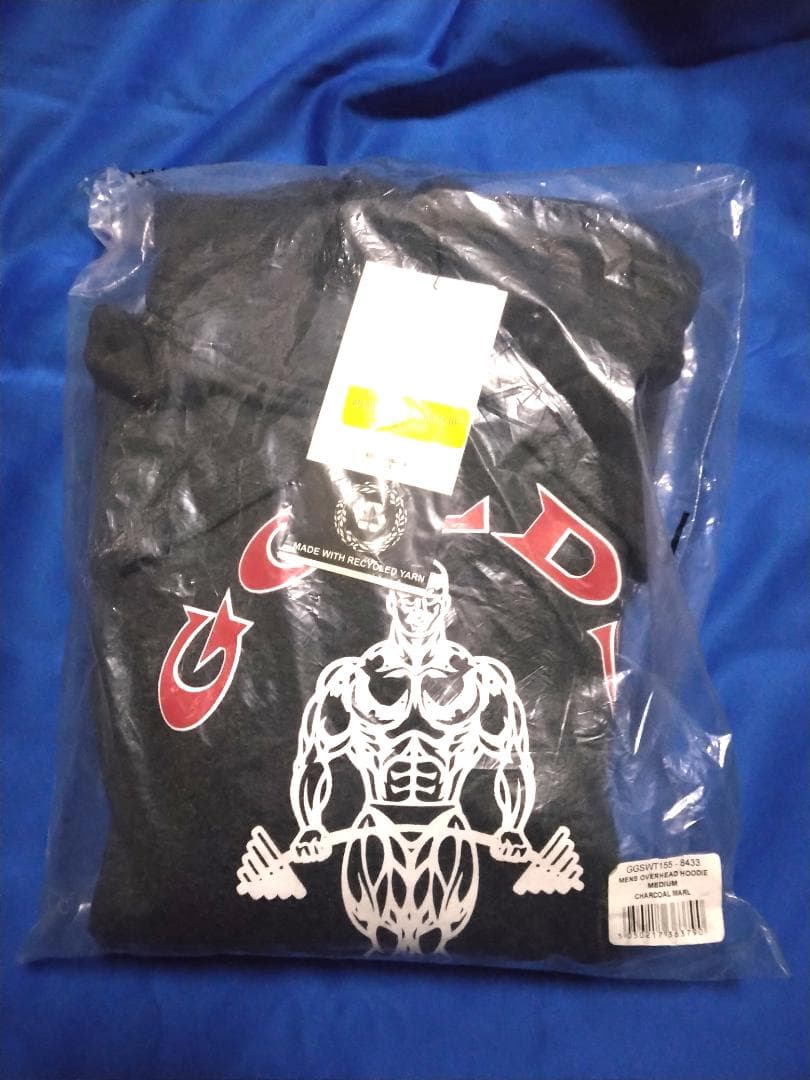★ゴールドジム スウェットパーカー S～M◆スエットパーカーマイプロテイン