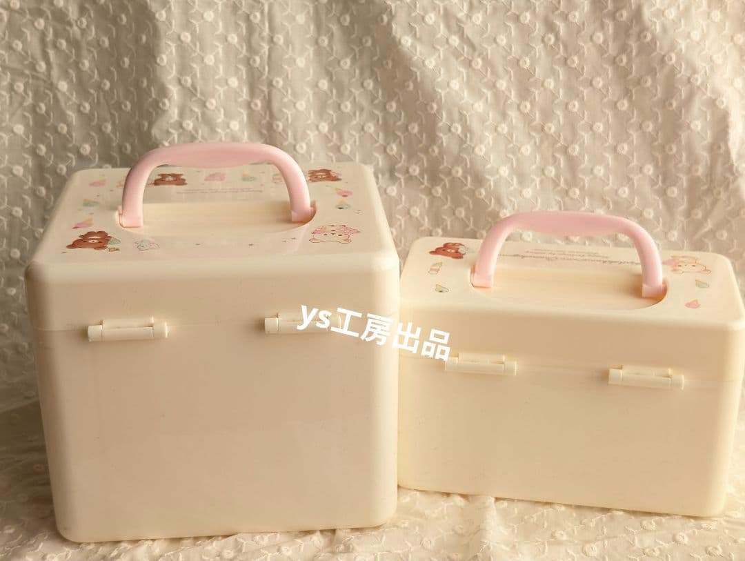 リラックマ コリラックマ 2019年 取っ手付きBOX 大 小 2個 小物入れ