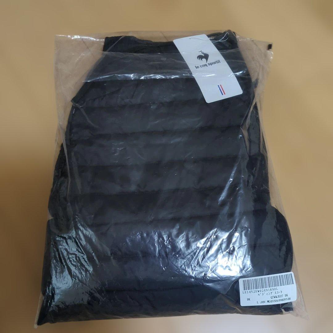 ルコックパディングスコート黒Lサイズ新品