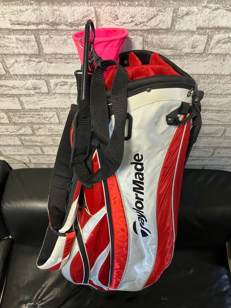 TaylorMade キャディバッグ レッド/ホワイト