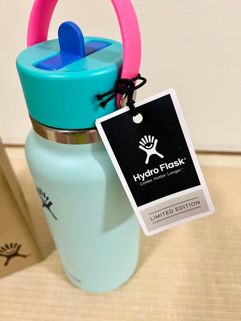 日本未発売 限定 ハイドロフラスク Hydro Flaskストロー 32oz