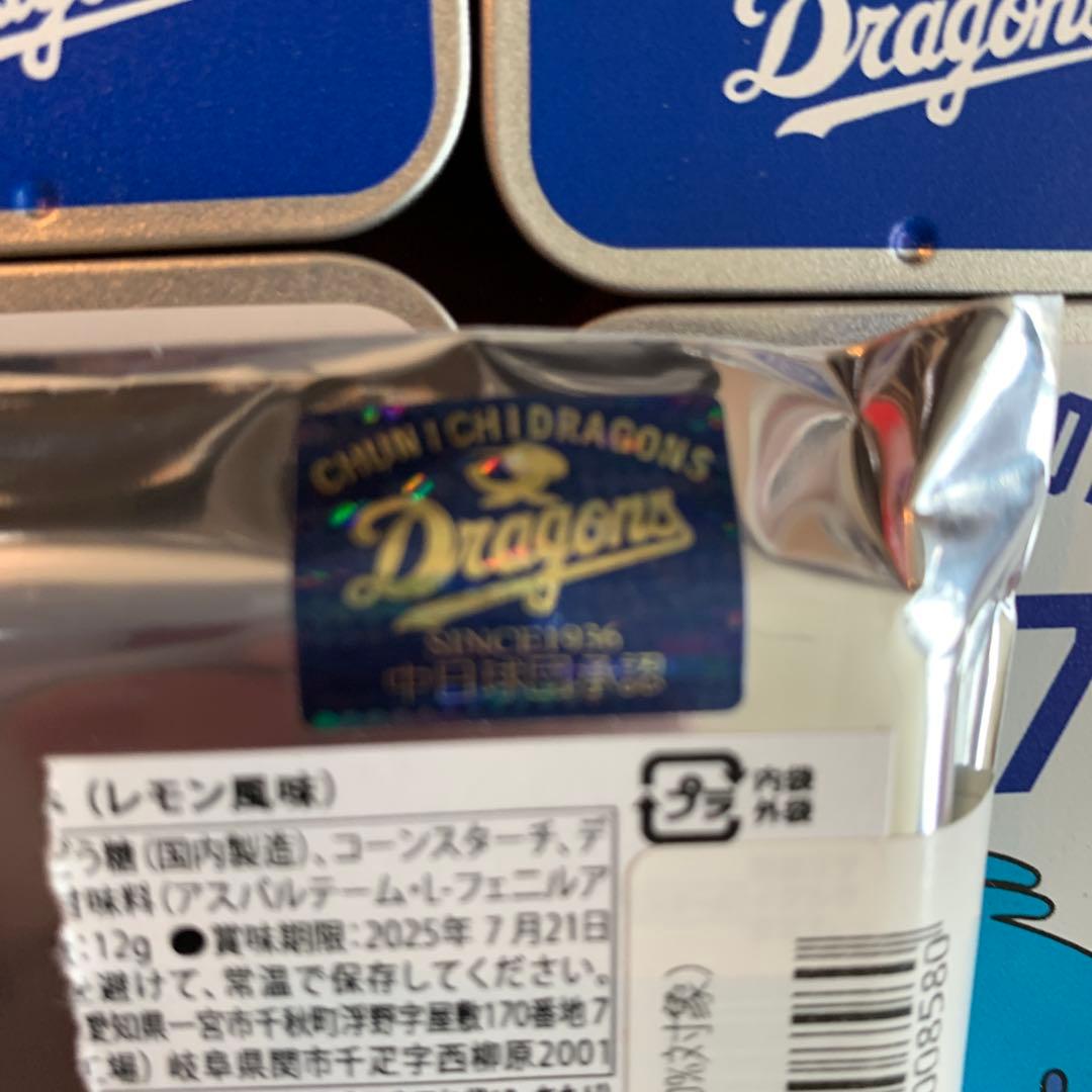 シークレットスライド缶ラムネ ドラゴンズ　中日　ドアラ　コンプリート