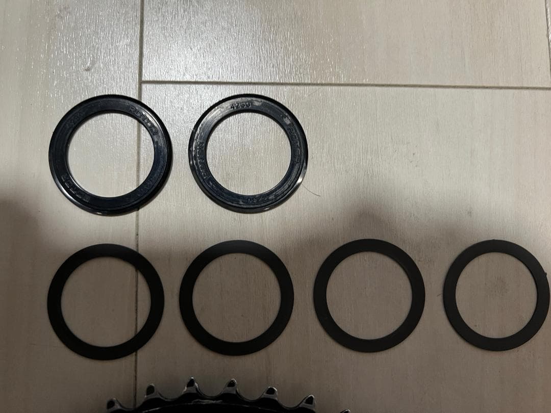最終値下 ROTOR 3D 170mmクランク楕円50-34T：シャフト30mm