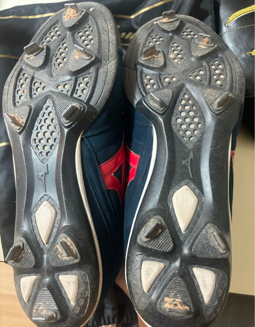 慶應義塾大学野球部Mizuno Pro スパイク 28.5cm収納袋付き