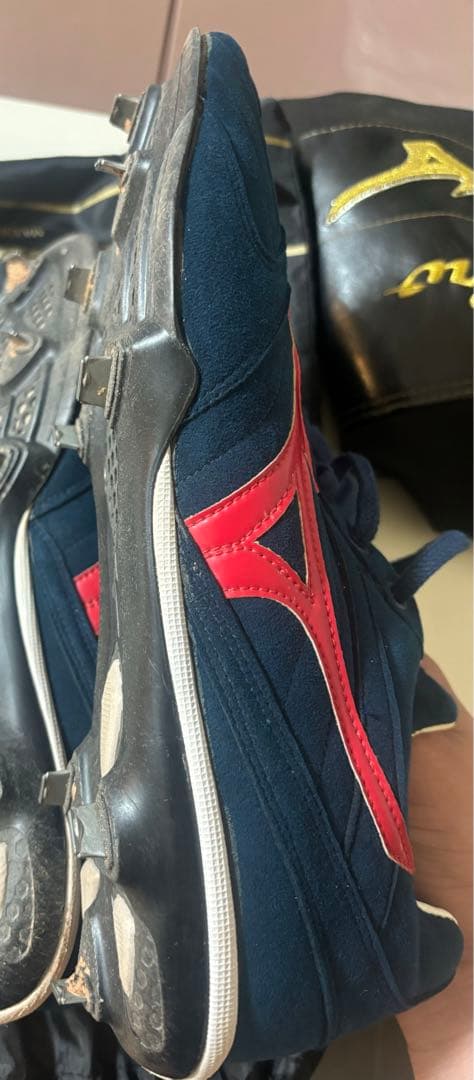 慶應義塾大学野球部Mizuno Pro スパイク 28.5cm収納袋付き