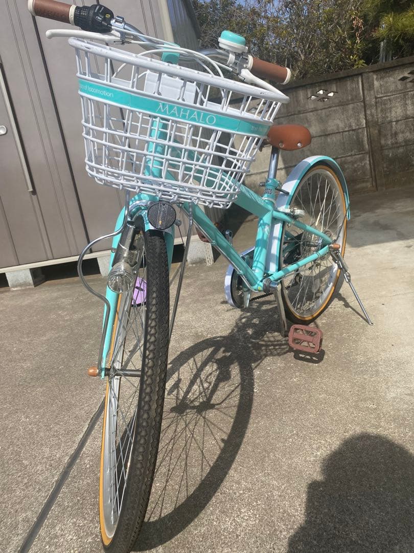 イオンバイク　MAHALO 子供用自転車 水色 おまけヘルメット付き