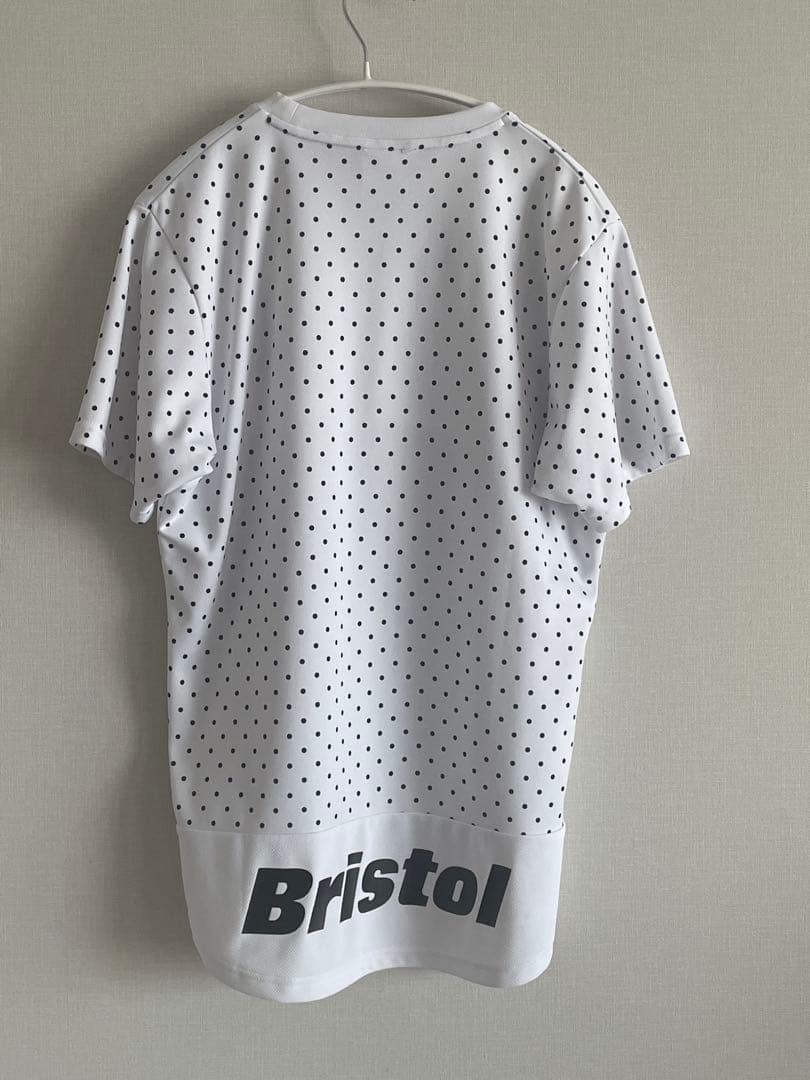 Bristol ドット柄 半袖Tシャツ S sizeホワイト