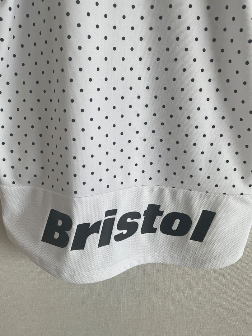 Bristol ドット柄 半袖Tシャツ S sizeホワイト