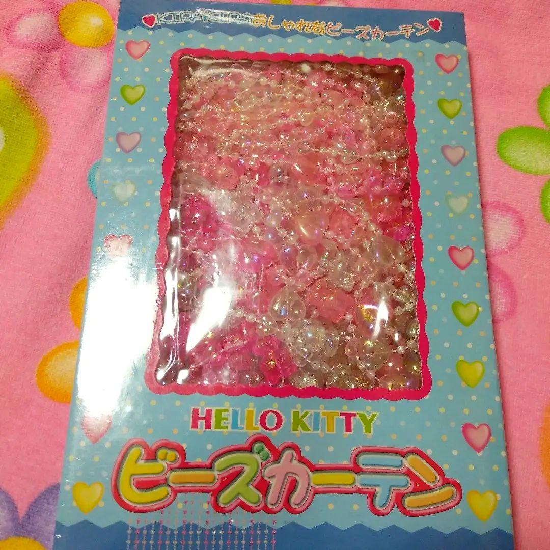 サンリオ　ハローキティ　カオハナ　オハナ　ビーズカーテン　レトロ　希少