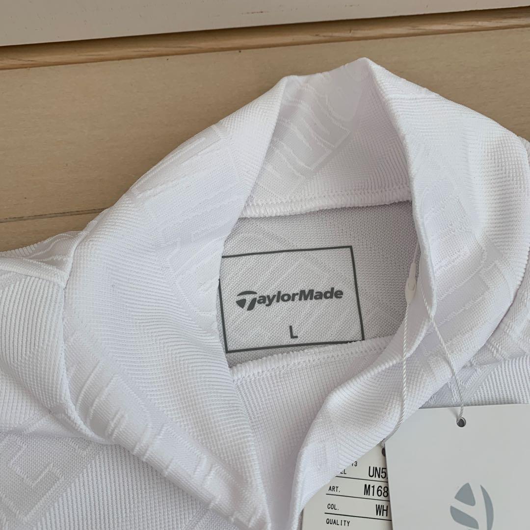 TaylorMade レディース UVモックネック長袖カットソー　ホワイト