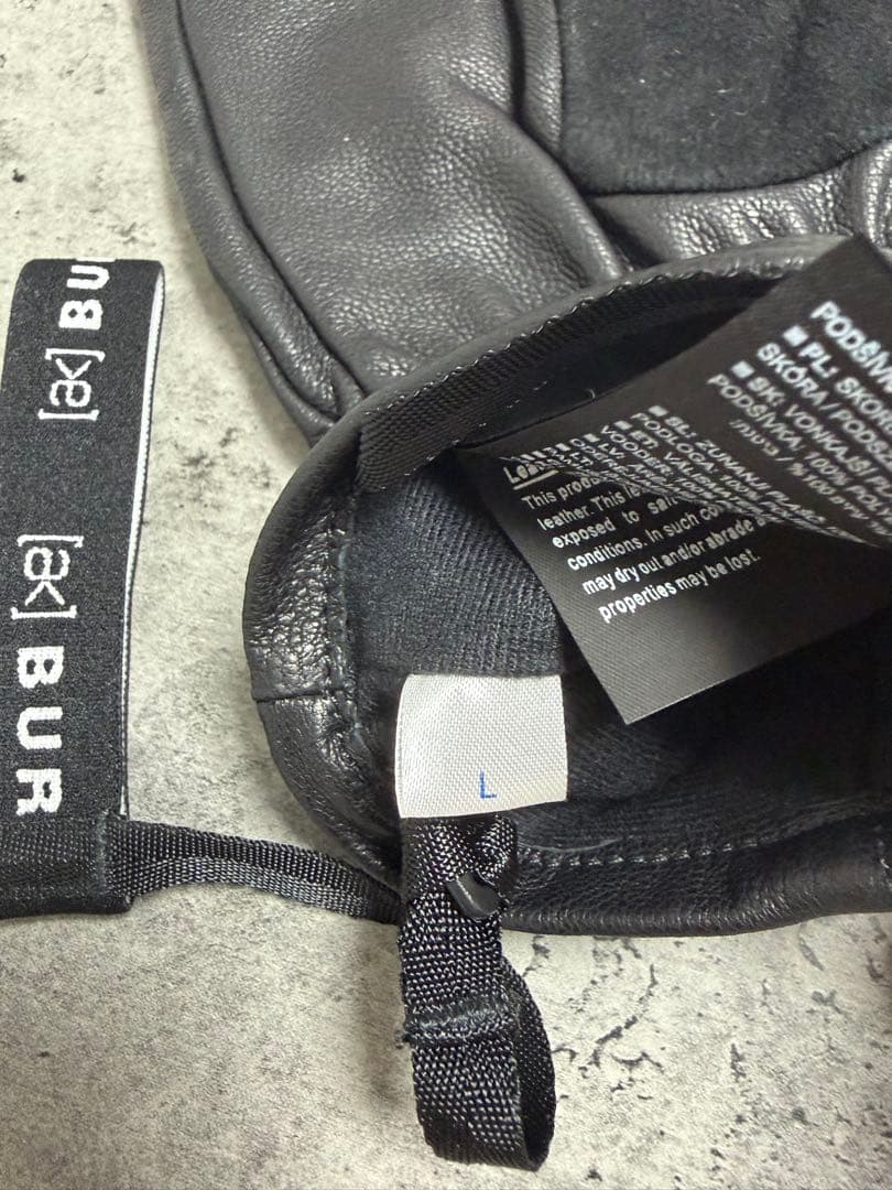 Burton [ak] LTHR TECH MITT レザーミトン Lサイズ